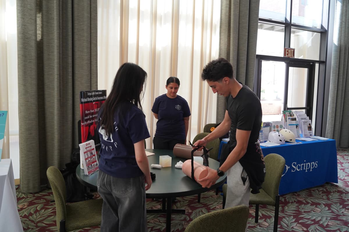 San Diego Injury Prevention Program at a community health event