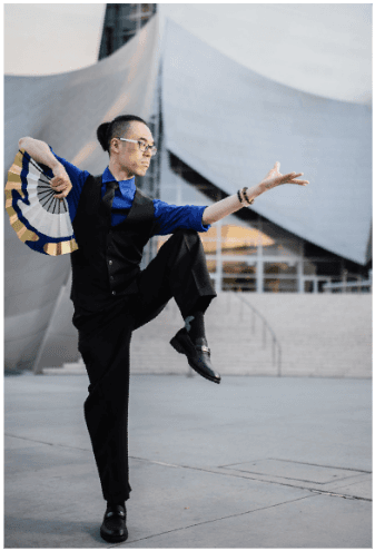 Dr. Matthew Tay leading tai chi and mobility instruction